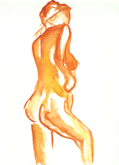 Watercolors Figure Studies - Susan Searway Art & Design © 2013