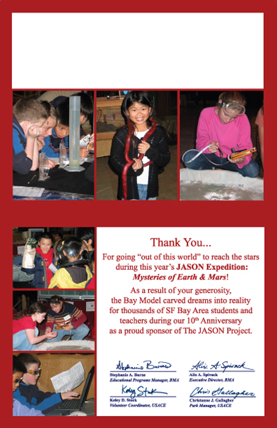 JASON Expedition Thank You Cards