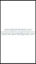 Jennifer H. Kaufman - Artist - Business Card Design
