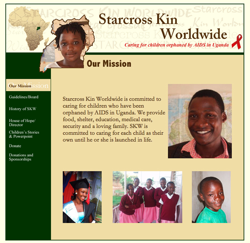 Starcross Kin Worldwide- Website